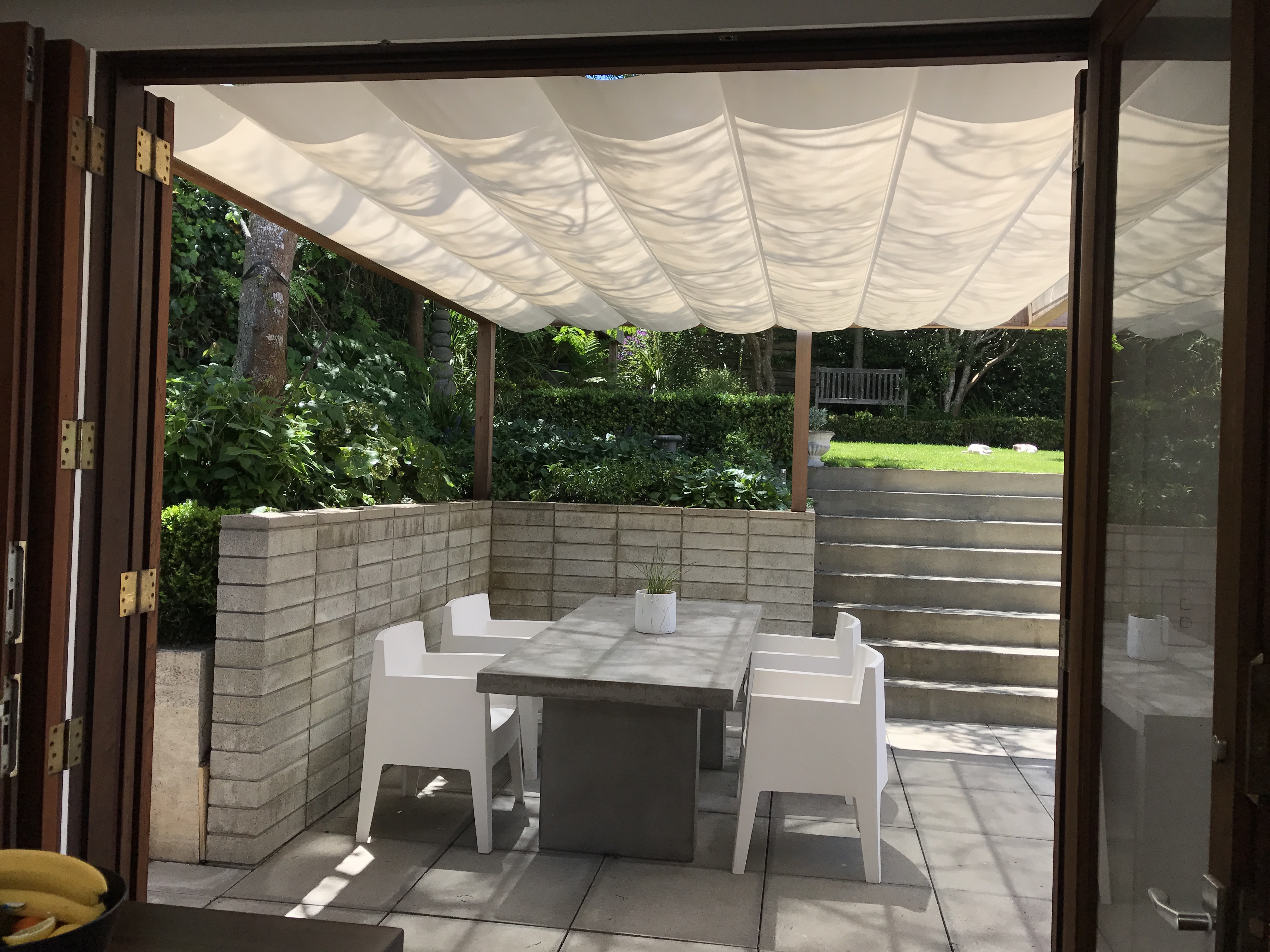 Wave Shade retractable shade