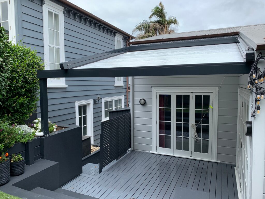 Small Oztech in Onehunga maximising outdoor living